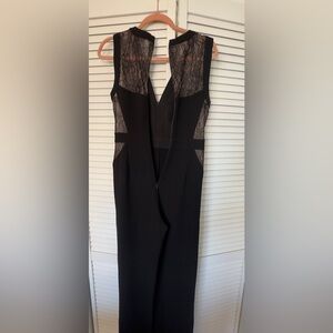 BCBGMaxAzria Black Dress with Lace Detail